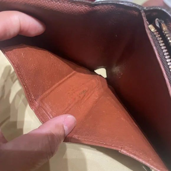 Louis Vuitton Brown and Gold Monogram Wallet - Picture 9 of 13